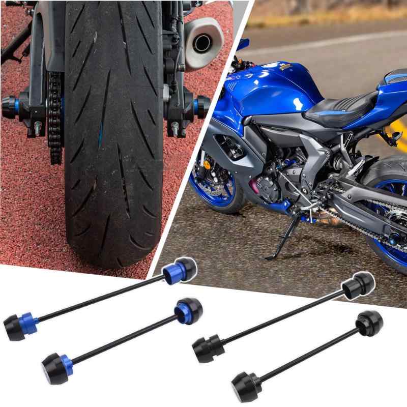 Midimttop フレームスライダー POM CNC オートバイホイールプロテクター 適用車種YZF-R7 YZFR7 YZF R7 2021 2022 2023 2024 アクセサリー リア フロントアクスル フォーク クラッシュスライダー