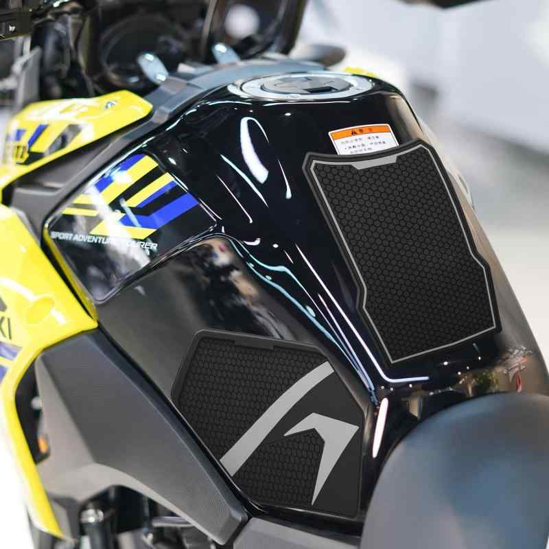 BYEMTTY 3Dトラクションパッド タンクキット に対応 スズキ V-Strom 250 DL250（2018-2024）タンクパッド