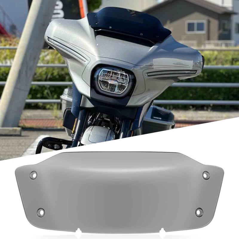 FOR ツーリング CVO ストリートグライド 2023 2024 FLHXSE 新しいオートバイ 7 ''フロントフロントガラスフェアリングフロントガラスカバー [並行輸入品]