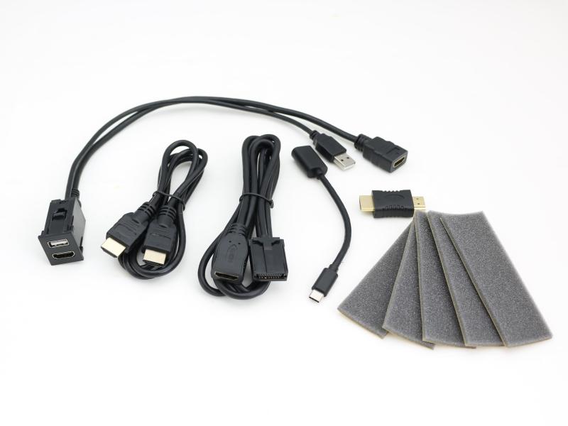 フジ電機製作（Bullcon） USB/HDMI押しひろげる有線テレビ （USB Type-C用） トヨタ ハリアー等