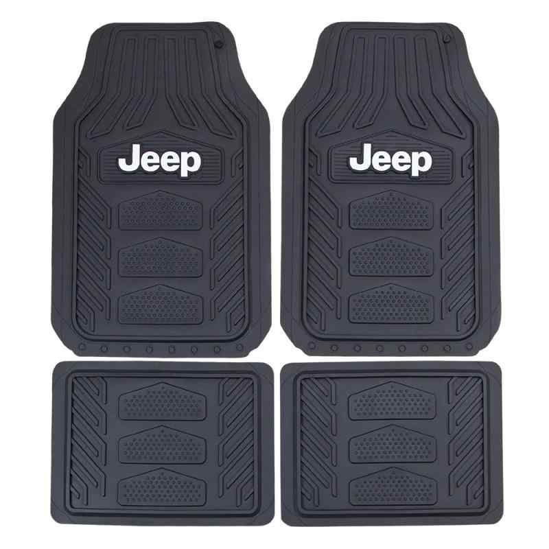 Jeep Weatherpro フロアマット4点セット Plasticolor (001668R01) ブラック