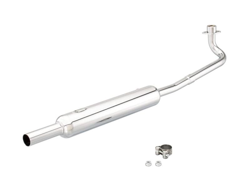キタコ(KITACO) ミニキャブトンマフラー CD50/ベンリィ50S スチール製クロームメッキ仕上げ 543-1086870