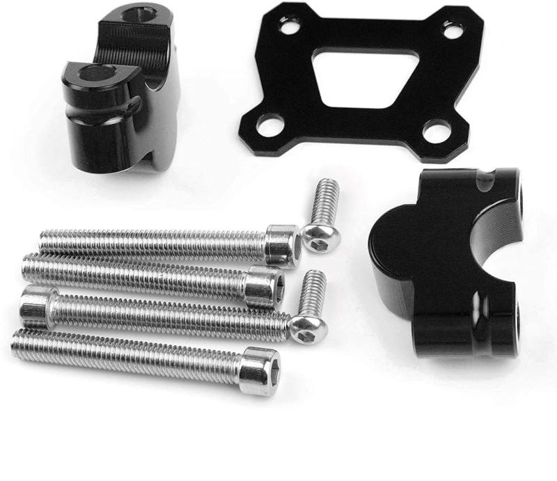 Artudatech ヤマハ トレーサー 700 MT07 モトケージ 2014-2018用 ハンドルバー ライザー 25mm ライザー ブラック