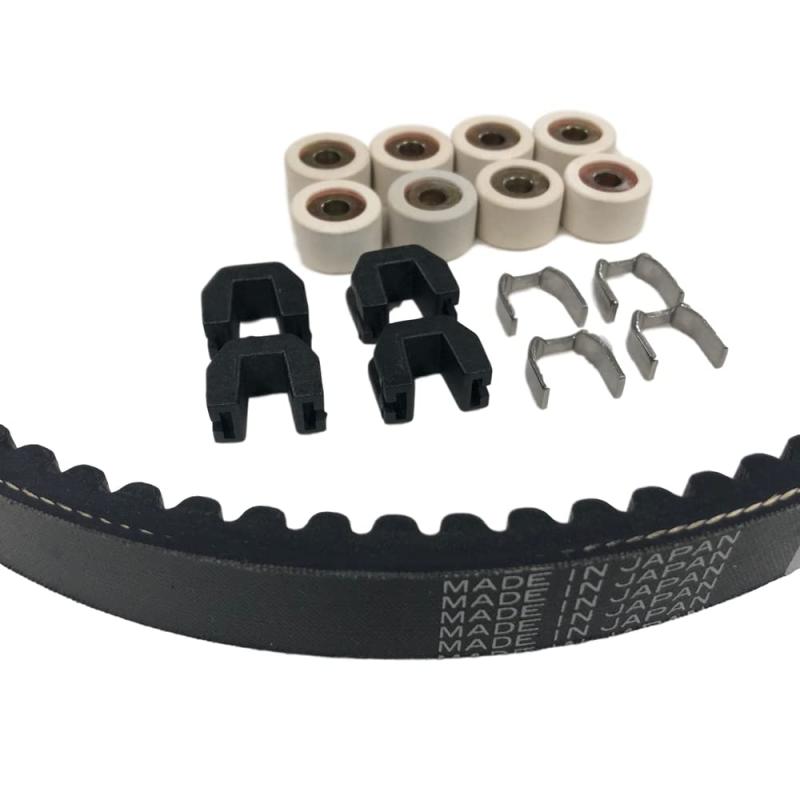 GEAR ギア 4KN 2st ドライブベルト 交換セット 国産Vベルト スライドピース ウエイトローラー A-BPK-DVRK-218
