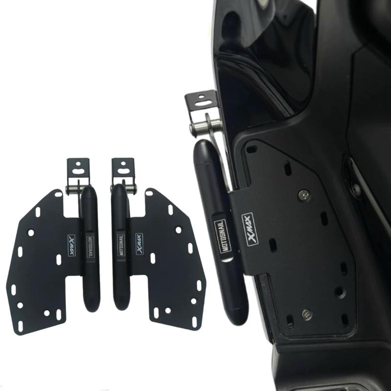 Kemy's XMAX250 2023-2026新型車種専用 エンジンガード アンダーフレームキット フォグ フォグランプ ステー フォグ 補助 ライト フロント キャンプツーリング ステップボード|HITOTSUNAGI