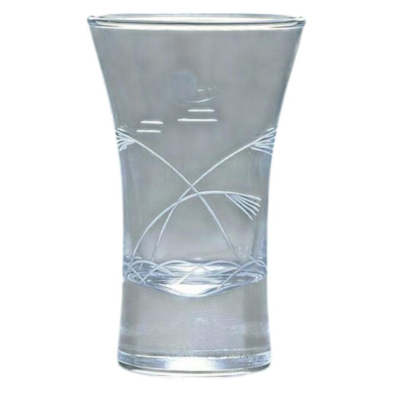 匠美風select 6個入 切子 杯 （ 盃 さかずき ） ススキと月切子 φ64xH100mm 110ml ガラス （ ガラス ）日本製