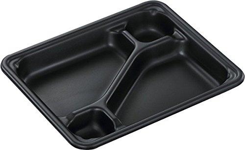 中央化学 日本製 使い捨て容器 SDエブリ 24-20C BK 身 50枚入サイズ:約24&times;20&times;3.1cm｜HITOTSUNAGI