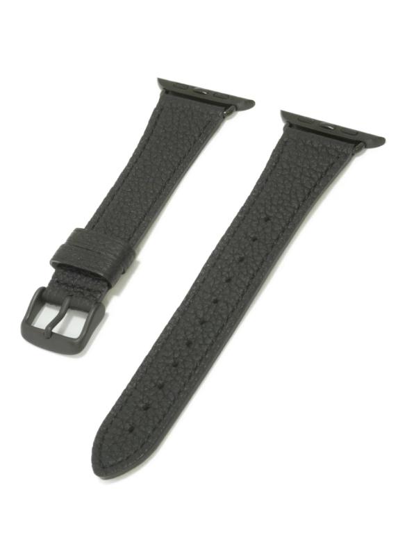 compatible with Apple Watch アップルウォッチ用 バンド ベルト シュリンクレザーベルト クロカラント KUROCURRANT 44mm 45mm 46mm 49mm用 Series11/10/9/8/7/6/5/4/3/2/1｜HITOTSUNAGI