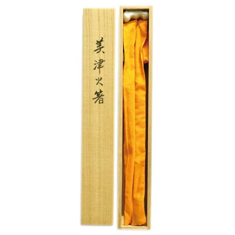 茶道具 炭道具 風炉用 美津火箸 鉄製 加藤忠三郎作