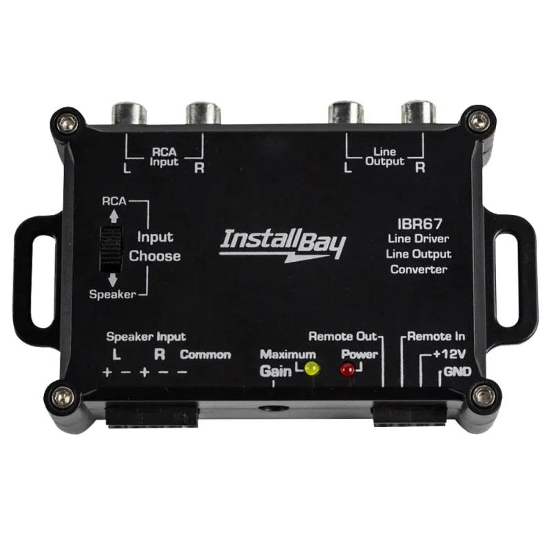 Install Bay ラインドライバー/ライン出力コンバータ 2チャンネル 小売パック (IBR67) ディスプレイ製品｜HITOTSUNAGI