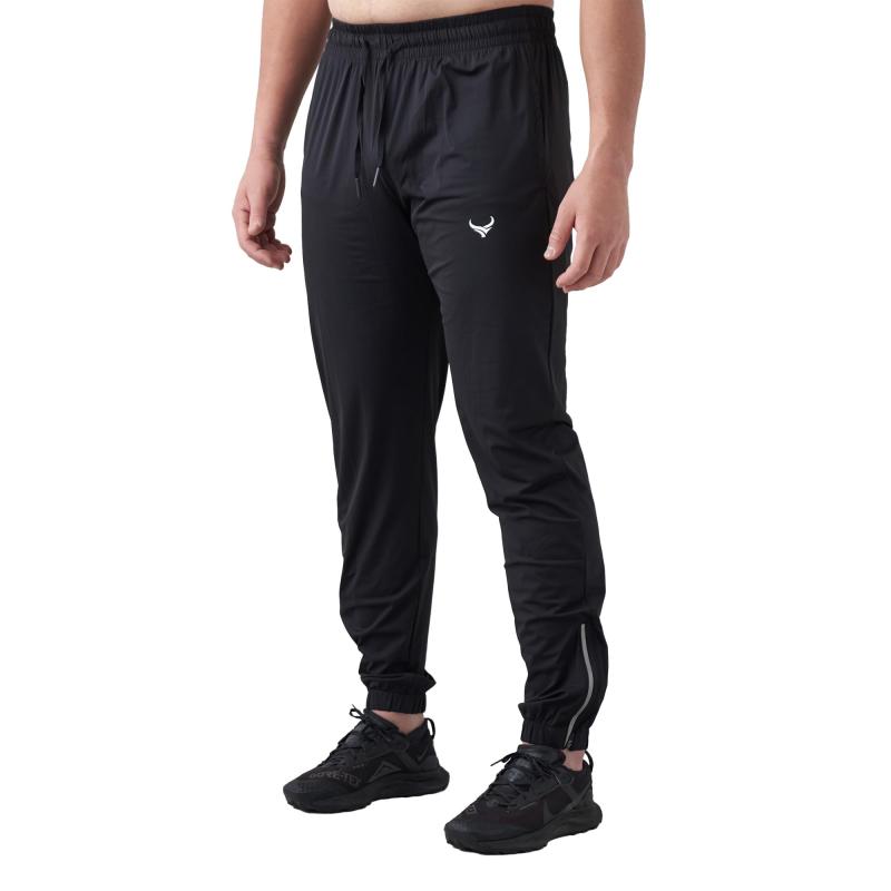 [FLEEK] EXTRA-FIT ストレッチ ジョガーパンツ ブラック ロングパンツ ジム スーパーストレッチ パンツ スウェットズボン アメフト スキニーパンツ 大きいサイズ メンズ リラックスパンツ シン