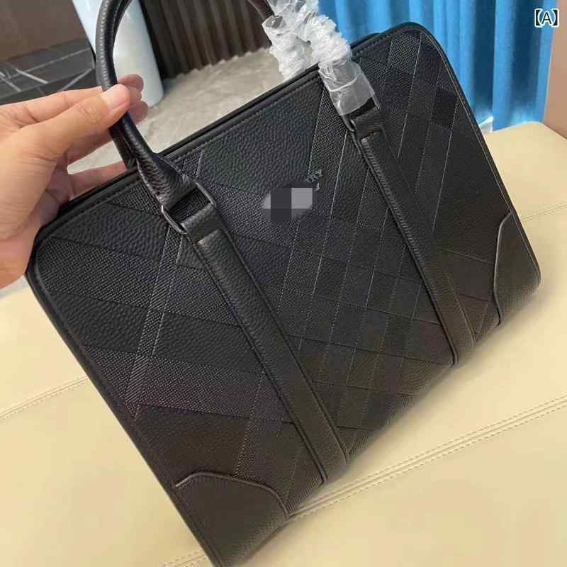 新しい 欧米の ファッションの 肩の 斜めの ショルダーの ハンドバッグの 紋様の ファッションの ブランドの 横柄な 公文書の 経典の ビジネスの 男性の コンピュータの カバン