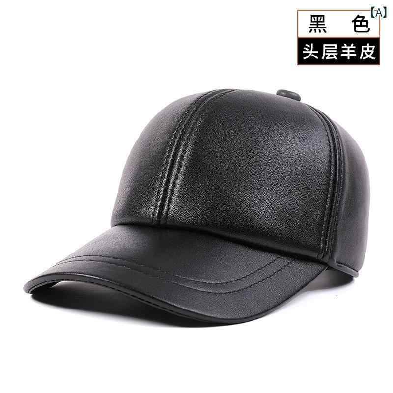 綿羊 皮 野球 帽 男 夏の 薄い タイプの 日焼け 止め 調節 帽子