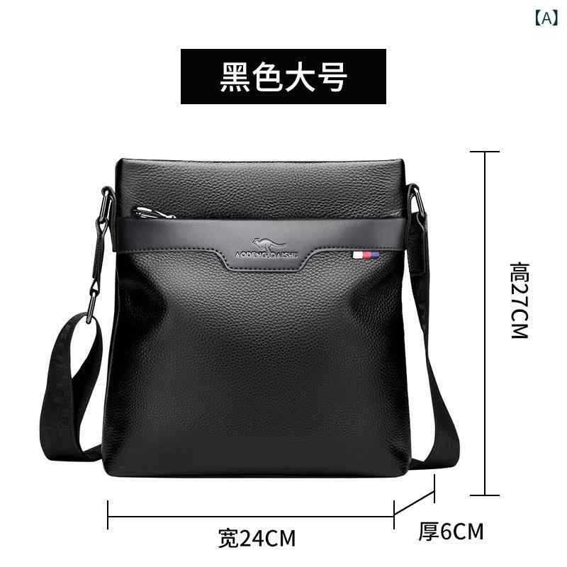 工場 直売 男性 ショルダーバッグ本 革 斜め ショルダーバッグ 男性 カバン ビジネス 牛革 カバンカジュアルカバン 2023 新作