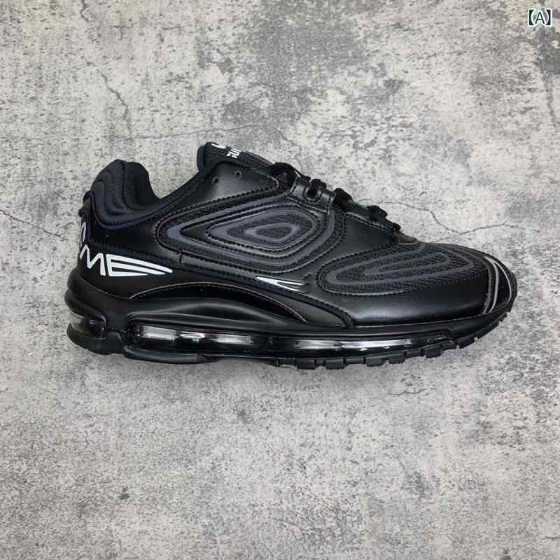 クロス ボーダー ・悧田 靴 MAX 98 フル パー ム エア クッション ランニングシューズレトロメンズランニングシューズ 厚底 スポーツシューズ