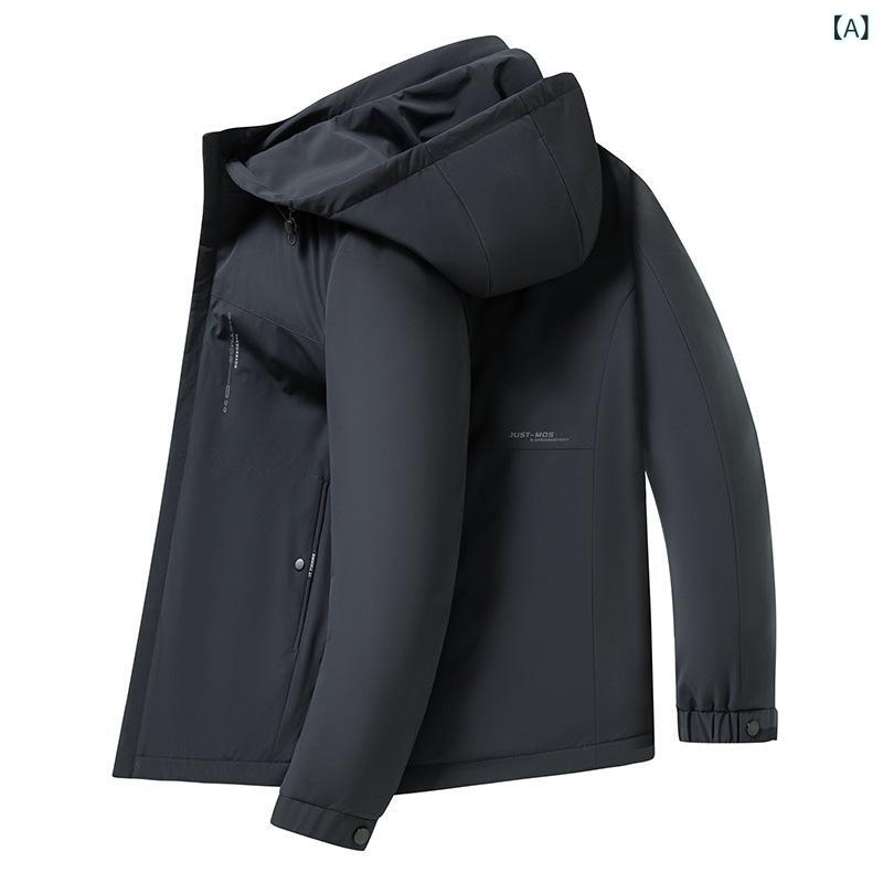 雪 中 飛 2024 年 冬の新 商品 ダウン ジャケット 中年 男性 ビジネス 冬 服 保温 お父さん 服 コート|HITOTSUNAGI