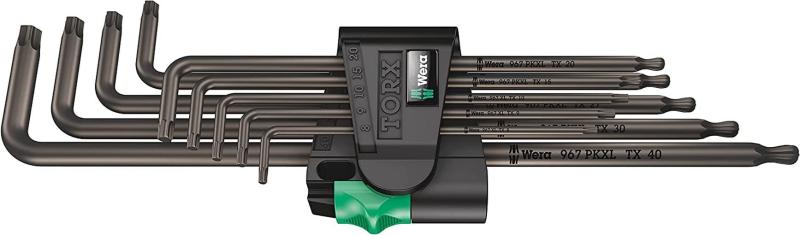 Wera(ヴェラ) 967/9続きもの トルクス L手がかり 六角棒鍵仕掛ける黒いこと