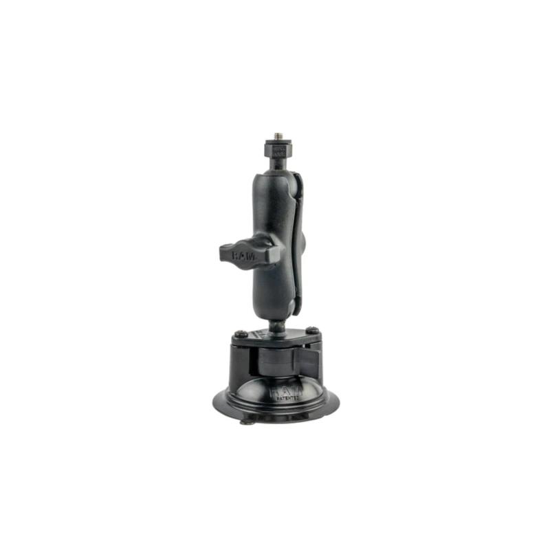 ラムマウント(Ram Mounts)Insta360マウント＆ツイストサクションベースセット(標準アーム) 吸盤径83.8mm 1インチボール RAM-B-224-1-379-252025-RWU｜HITOTSUNAGI