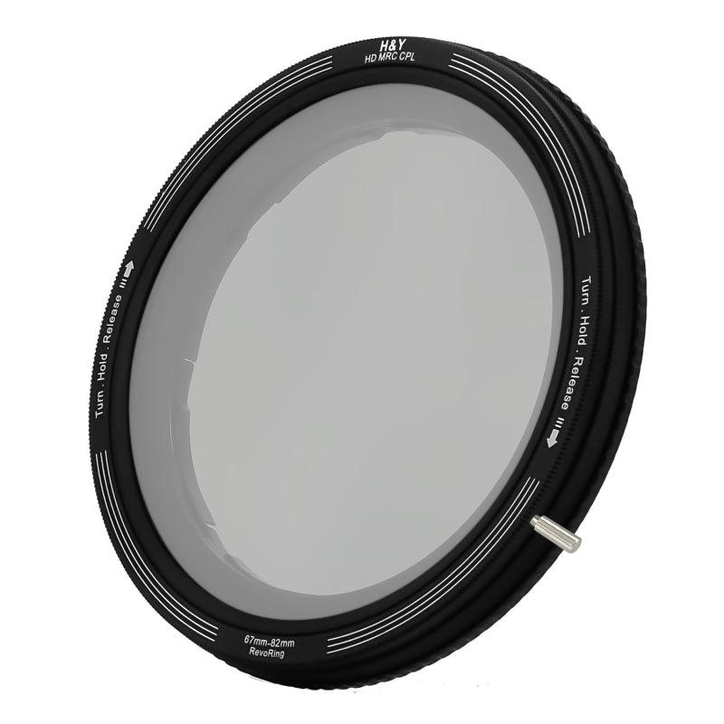 H\u0026amp;Y PL水漉し REVORING MRC CPL Filter 変数ステップアップリング付 CPL 照りかえし取りくずす 偏光度99.9% RP