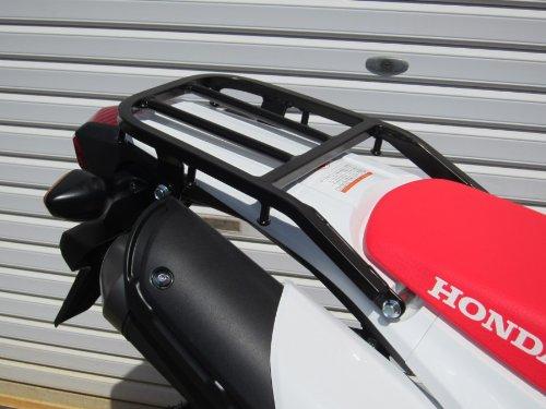 ライディングスポット(RIDING SPOT) リアキャリア スチール製 255&times;220mm ブラック CRF250L [MD38]｜HITOTSUNAGI