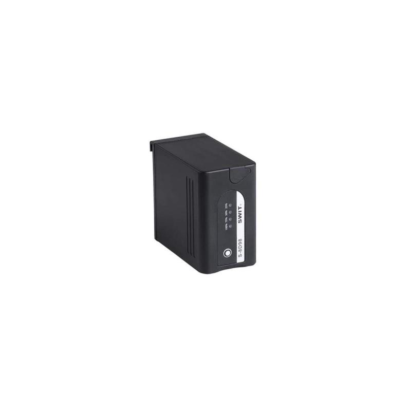 SWIT S-8D98 DVバッテリー Panasonic VW-VBD58/AG-VBR59互換 大容量 残量チェッカー/USB出力/DC出力付き|HITOTSUNAGI