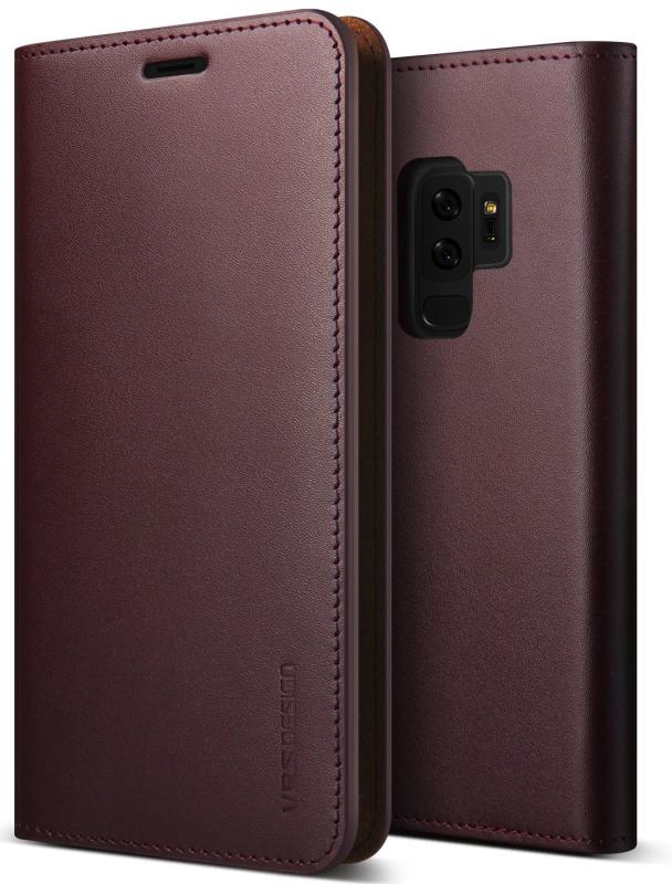 Galaxy S9 Plus 容れもの 万覚え帳型 本革 なめし革 三尺帯 なし 磁石 なし 万覚え帳 取りまかなう 歌留多 納める 付 VRS DESIGN Genuine Leather Diary [ 銀河系 S9 つけ加える ]