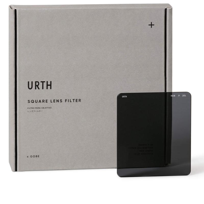 Urth 角型 75 x 85mm ND フィルター プラス+ (高透過率 / 20層 ナノコーティング) 光学ガラス NDレンズフィルター|HITOTSUNAGI