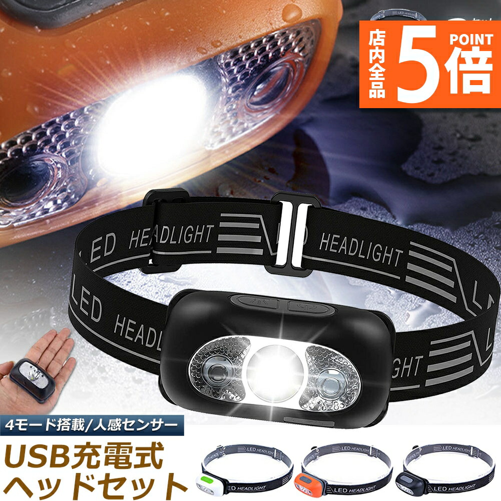 メモリオン ヘッドランプ 2LED ストライプ メモリオン ヘッドランプ