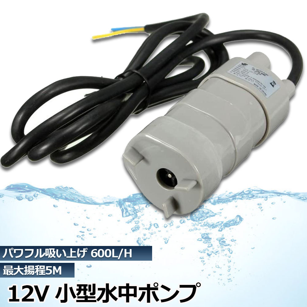 楽天市場】水中ポンプ12v 2個セット 海水 小型 水道水 地下水 排水ポンプ 循環ポンプ 汲み上げ 水ポンプ 給水ポンプ 家庭用 散水ポンプ ポンプ  流量 600L / H 水槽 アクアリウム バス 揚程5m ブラシレスウォーターポンプ ハイパワー 水槽 噴水 低騒音 : ヒットストア