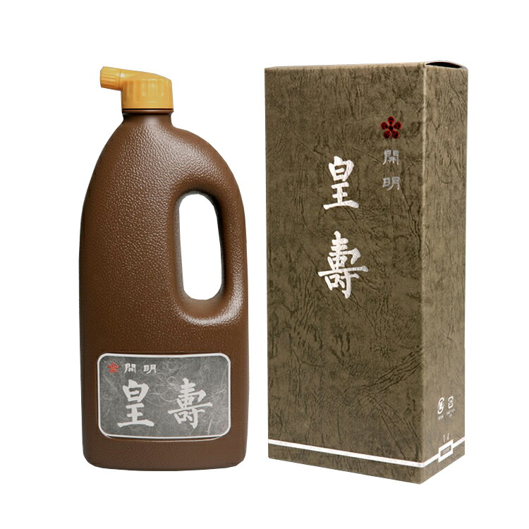 皇壽　１L　【最高級膠系濃墨・墨液・開明製　1.0Ｌ】 【 書道 墨液 墨汁 作品 漢字用 習字 練習 大容量 楷書 行書 草書 仮名 書 習字 ひつあん ふであん 】 7,168円