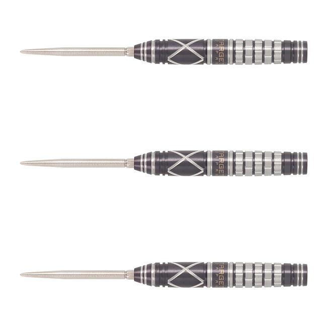TARGET JAPAN(ターゲットジャパン) BLACK MARQUE SERIES(ブラックマークシリーズ) CHAOS 2.0 SWISS POINT STEEL 21g <190575> レナード・チャイ選手モデル (ダーツ バレル タングステン ハードダーツ ダーツセット K-FLEX ダーツ 矢|DARTS SHOP Hive (ダーツ ハイブ)