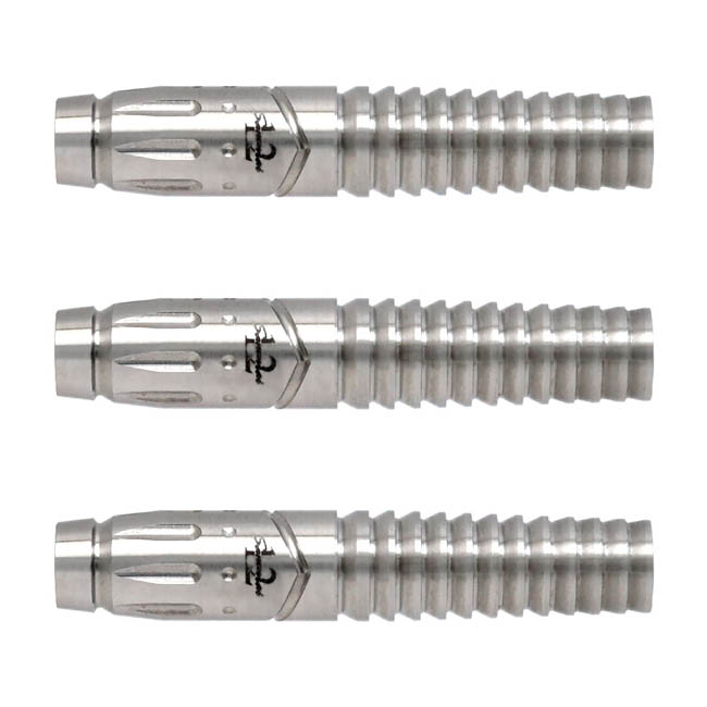 Samurai(サムライ) Type12 SILVER 2BA　(ダーツ バレル ダーツセット ソフトダーツ  タングステンTUNGSTEN シャークカット)