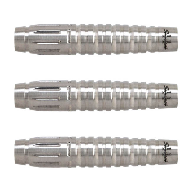 Samurai(サムライ) Type11 SILVER　(ダーツ バレル ダーツセット ソフトダーツ バレル タングステン darts barrel イレブン 逸品 安定感 トルピード形状)