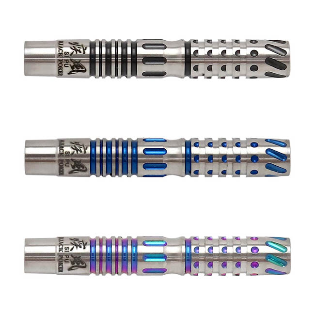 火の鳥 DARTS JAPAN(ヒノトリダーツジャパン) TOKYO BLACK POKER BARREL MAGICシリーズ 疾風(シップウ) 2BA　(ダーツ バレル ダーツセット ダーツ ストレートバレル ストレート ダーツ バレル タングステン ダーツ シャフト ダーツ チップ ダーツ フライト 矢 darts barrel)画像
