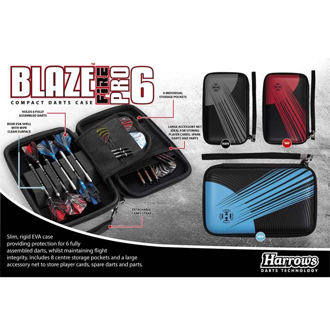 市場 Harrows 6 BLAZE PRO CASE ブレイズプロ6ファイア FIRE ハローズ