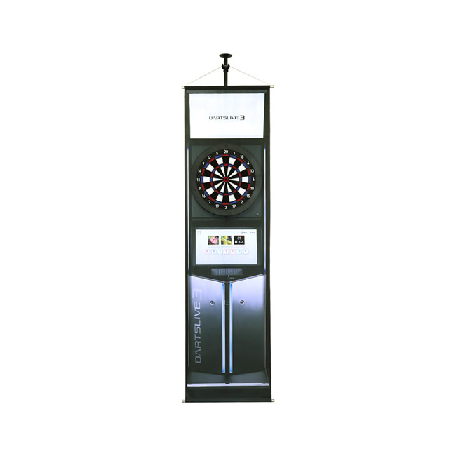 【セット商品】DARTSLIVE Home＆DARTSLIVE ポールスタンド＆DARTSLIVE3 タペストリー　(ダーツ ボード)