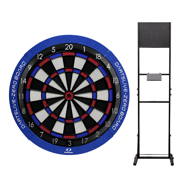 【セット商品】DARTSLIVE ZEROBOARD＆ダーツスタンド SB-HV　(ダーツライブゼロボード ダーツボード スタンド ダーツ スタンド ダーツボード セット自宅 設置 スタンド darts board darts stand)