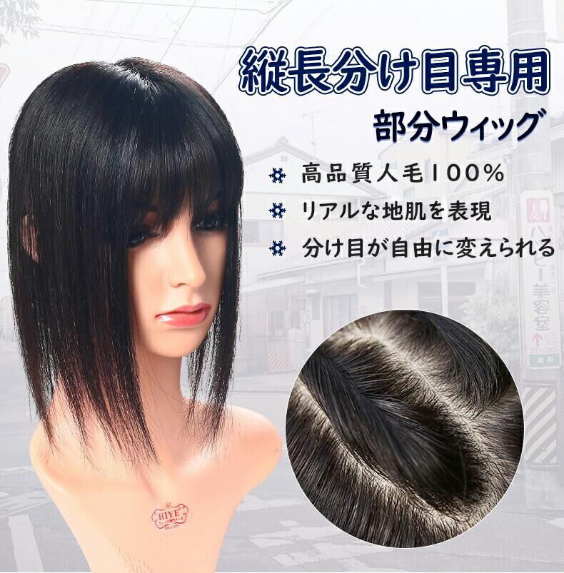 リアルつむじ 人毛かつら 肌色人工頭皮 セミロング つけ毛 分け目用 人毛かつら しらが染 セミロング 薄毛用 前髪ありタイプ 薄毛用 医療部分ウィッグ 女性用カツラ スタイリング 高級 おしゃれ用 夏用 部分ウィッグ7 14 Hiye ウィッグ専門店カツラ 人毛で制作 超