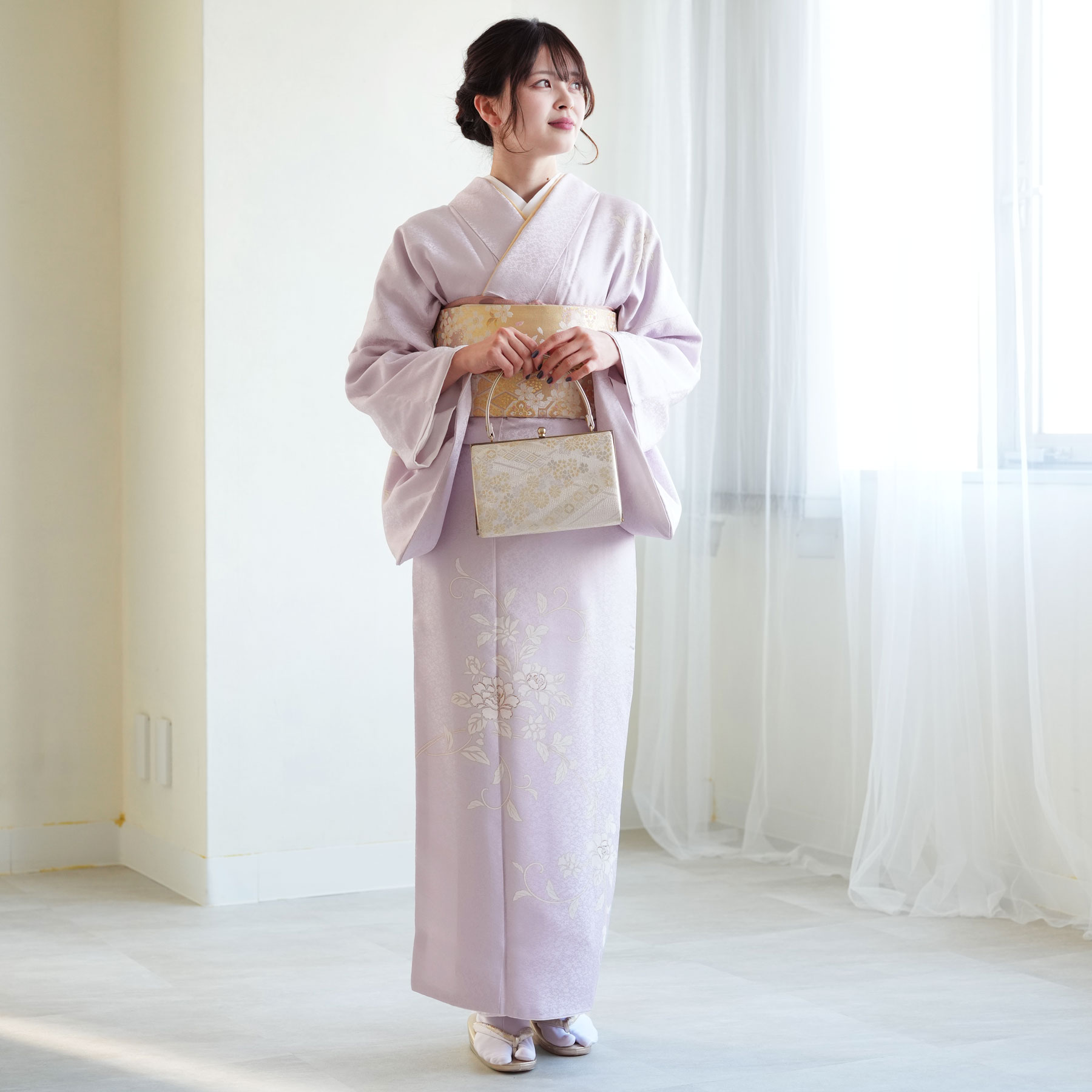 【レンタル】訪問着 レンタル 結婚式 着物レンタル 参列 ゲスト 卒業式 お茶会 食事会 訪問着 入学式 フォーマル お宮参り 七五三 観劇 園遊会 祝賀会 女性 着物 母親 着物＆袋帯 フルセット 安い【訪問着20点セット 正絹 絵羽】新品足袋プレゼント