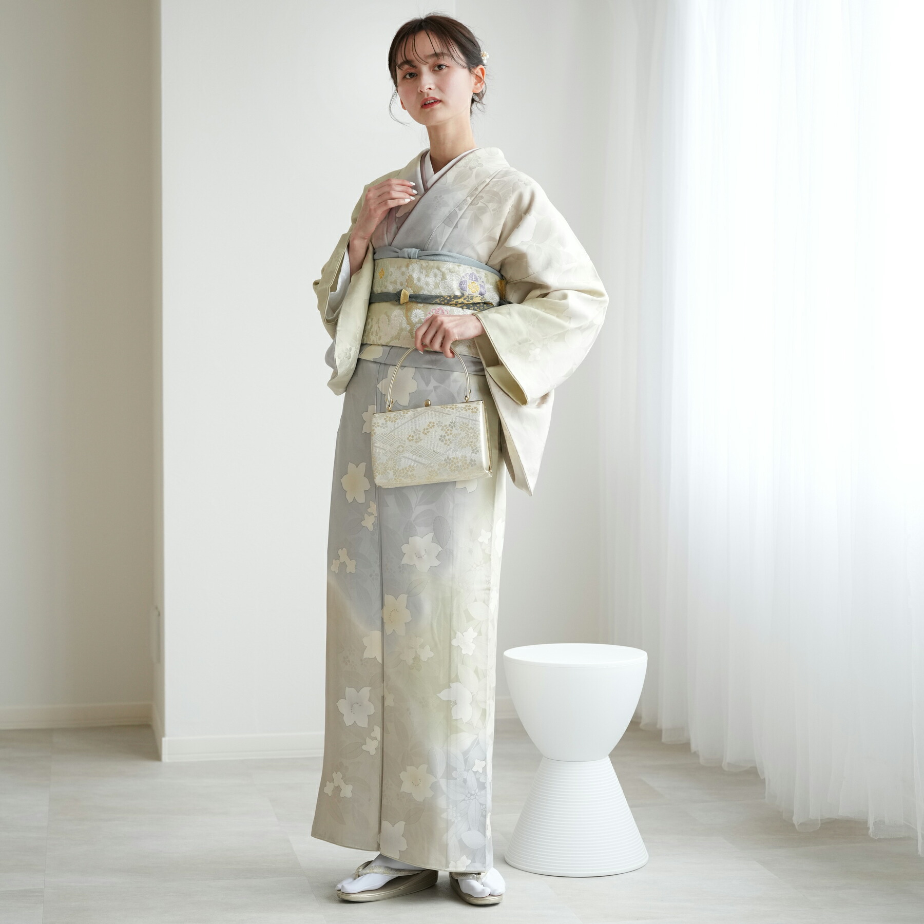 けんちゃんママ付け下げ訪問着4点フルセット、着物、袋帯、帯揚げ、帯締め Amazon.co.jp: フルセット 付け下げ訪問着 袋帯 帯締め 帯揚げ