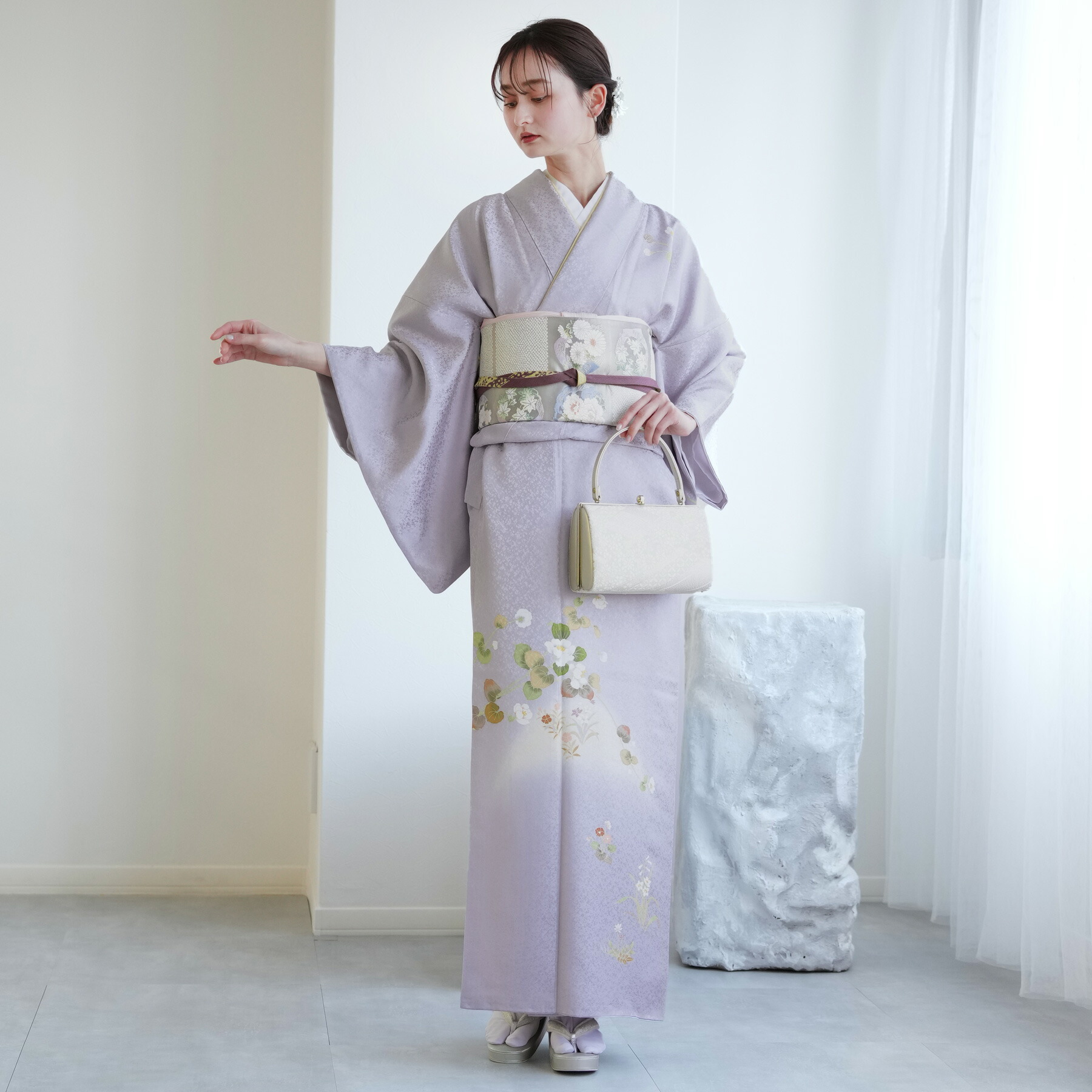 専用ページ　振袖　袋帯　長襦袢3点お仕立て 楽天市場】≪◇ポイント3倍◇≫ 袋帯 振袖用 帯 成人式 梅 花