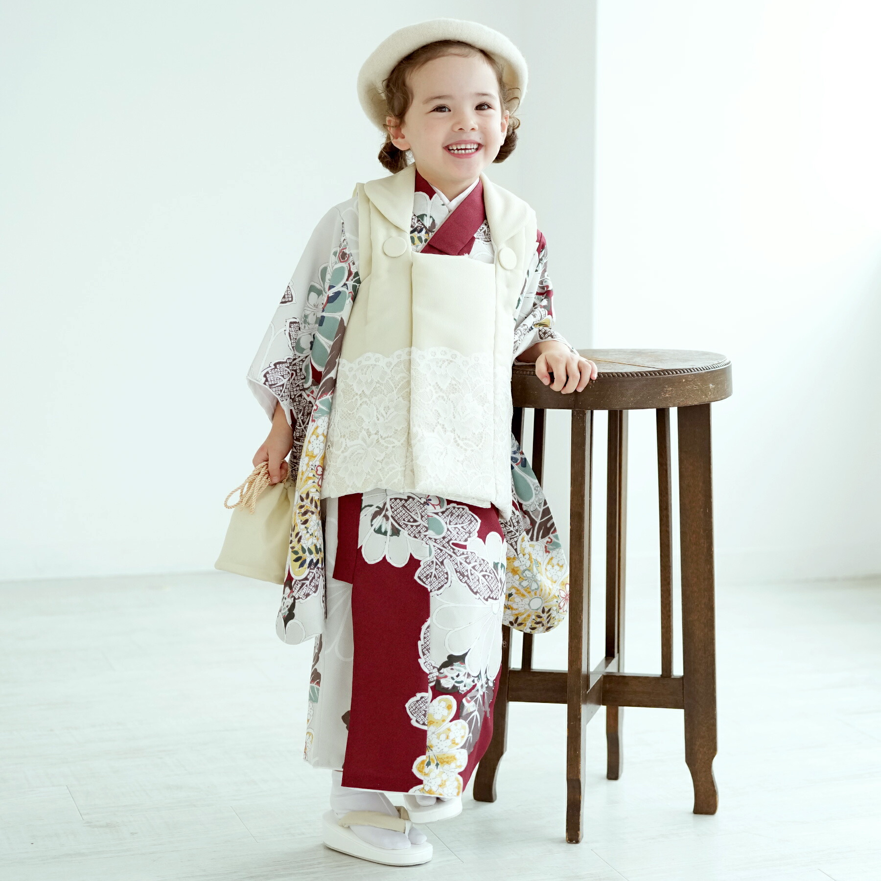 楽天市場】【レンタル】七五三 着物 3歳 utatane 七五三セットフル