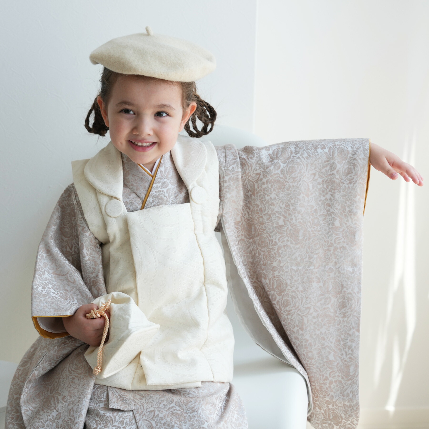 楽天市場】【レンタル】【ひよこ商店 kids 七五三 着物 3歳 女の子