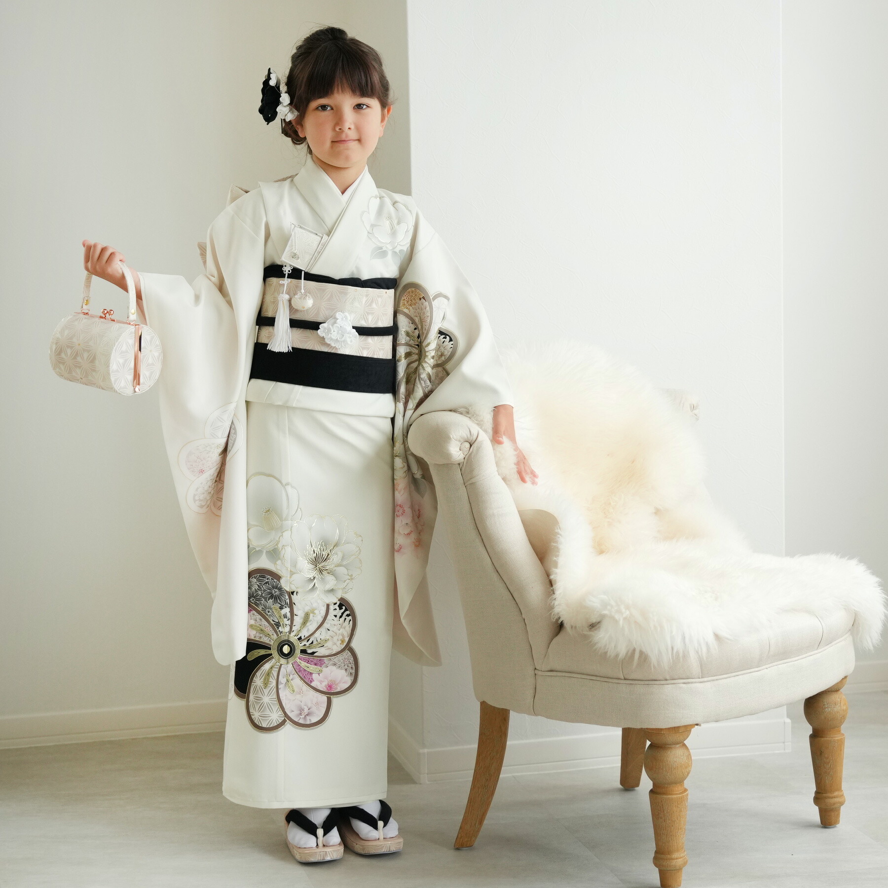 七五三 着物セット Amazon | [KYOETSU] [キョウエツ] 七五三 着物 7歳 女の子 フル