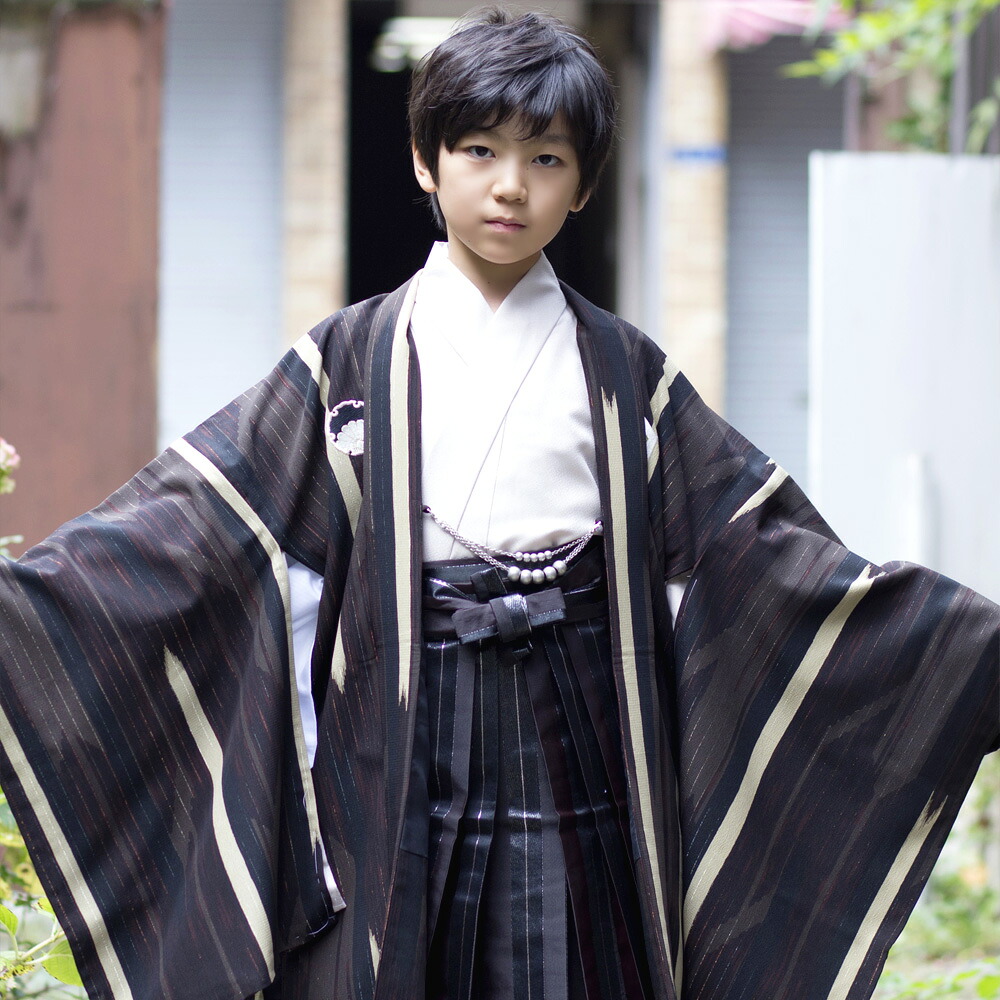 【レンタル】 卒業式 袴 レンタル 小学校 男の子 九重 紋付袴 紋付き ジュニア 女の子 ブランド 着物 袴 9点セット 貸衣装 卒業式 適応身長145~155cm 古典 モダン レトロ ジュニア 女の子 小学生 ブラウン 茶 ベージュ 黒 男の子 ハーフ成人式|ひよこ商店