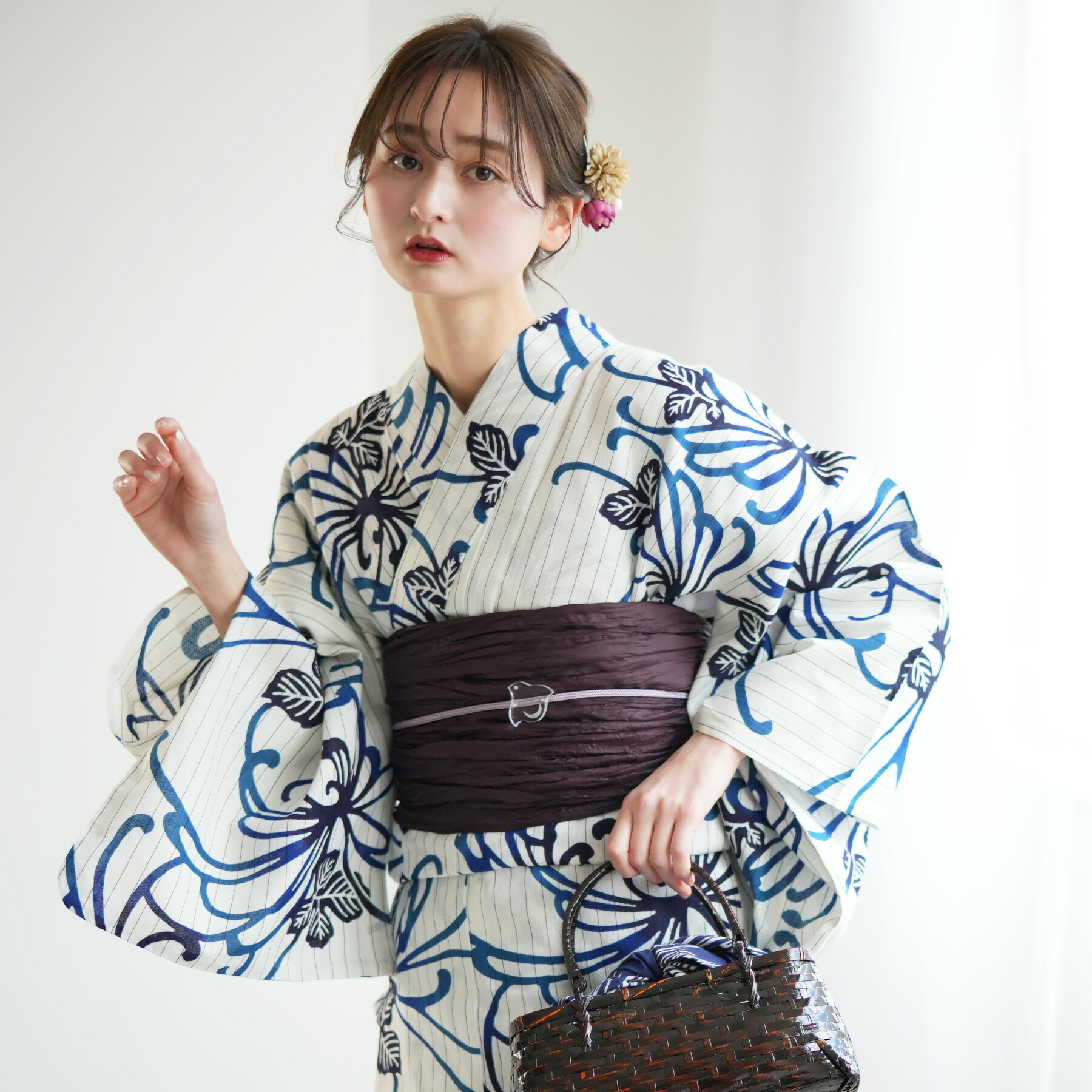 楽天市場】浴衣 セット 【 utatane×注染工房 注染 浴衣3点セット
