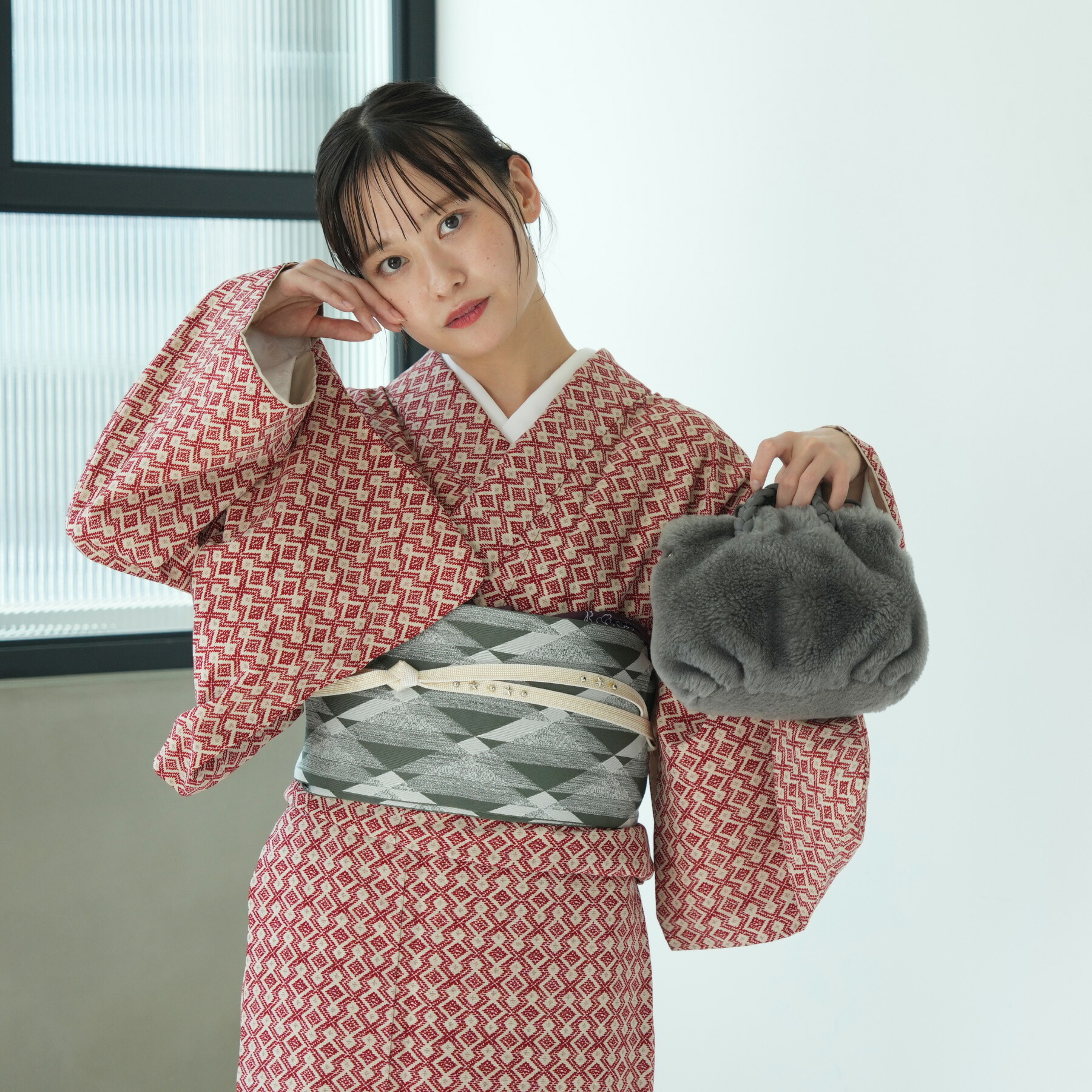 小紋・袷・洗える着物ポリエステル100%・単品 h-hanbai-araeru-a0015-01.jpg?