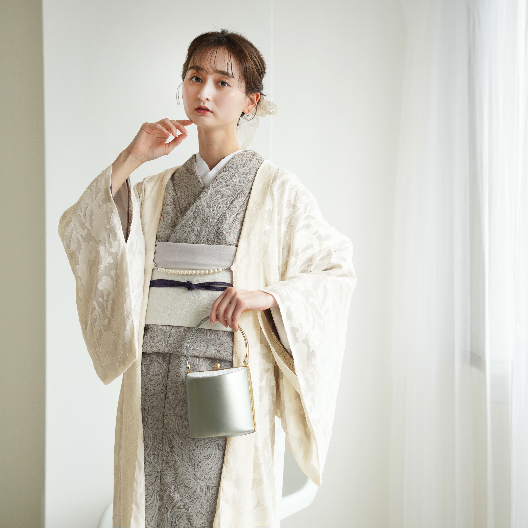 ヴィンテージ 花柄 ボタニカル柄 ノーカラージャケット 羽織り 着物風 ゆるダボ 楽天市場】柄シャツ ボタニカル柄 長袖シャツ オーバーサイズ
