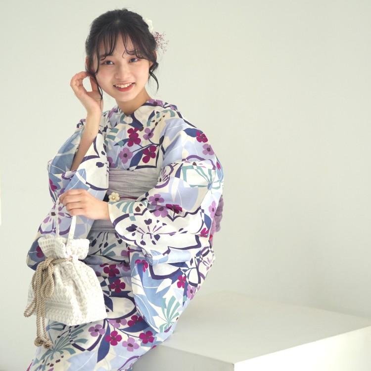 独特の上品 浴衣セット 花柄 紺 ネイビー 紫 パープル Ladies 女性 桜 系 マルチ 大人 セット レディース 浴衣 フリー 身長155 165cm 浴衣3点セット 浴衣 帯 下駄 系 30 Off レトロモダン さくら ポップ アンティーク 夏祭り 七夕 花火大会 Sercomedsa Cl