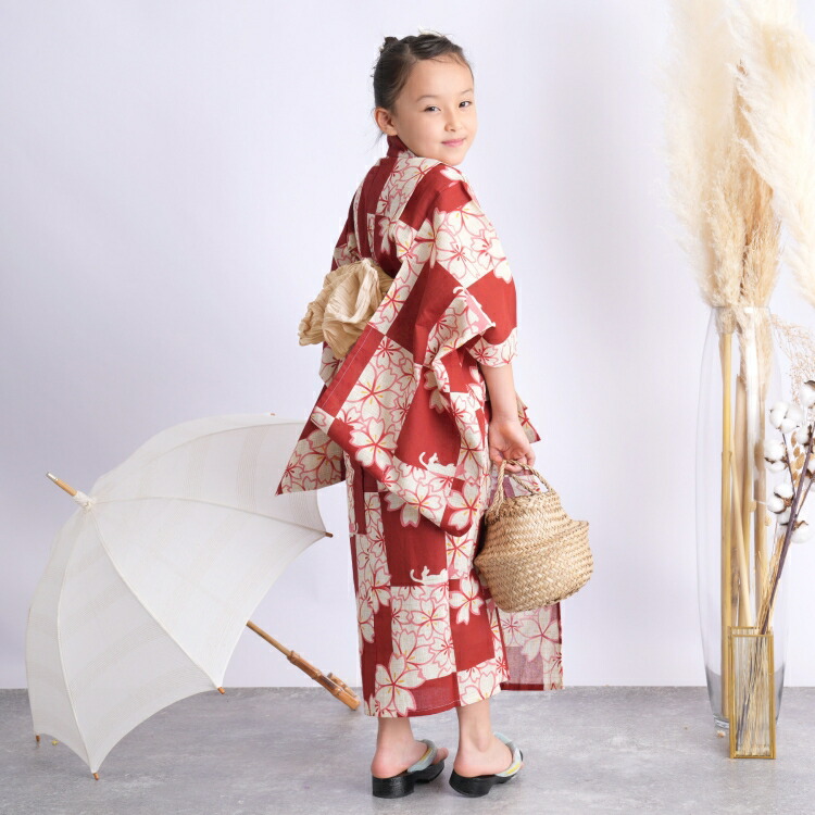 浴衣 子供 セット 女の子 100 130cm 子ども 1 適応身長95 135cm 110 赤系 130 3点 下駄 レトロ 古典柄 アンティーク系 100 桜市松 帯 浴衣 子供 セット 女の子 100 130cm 子ども 1 適応身長95 135cm 110 赤系 130 3点 下駄 レトロ 古典柄 アンティーク系 100 桜市松 帯